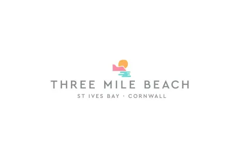 three Mile Beach Logo logo